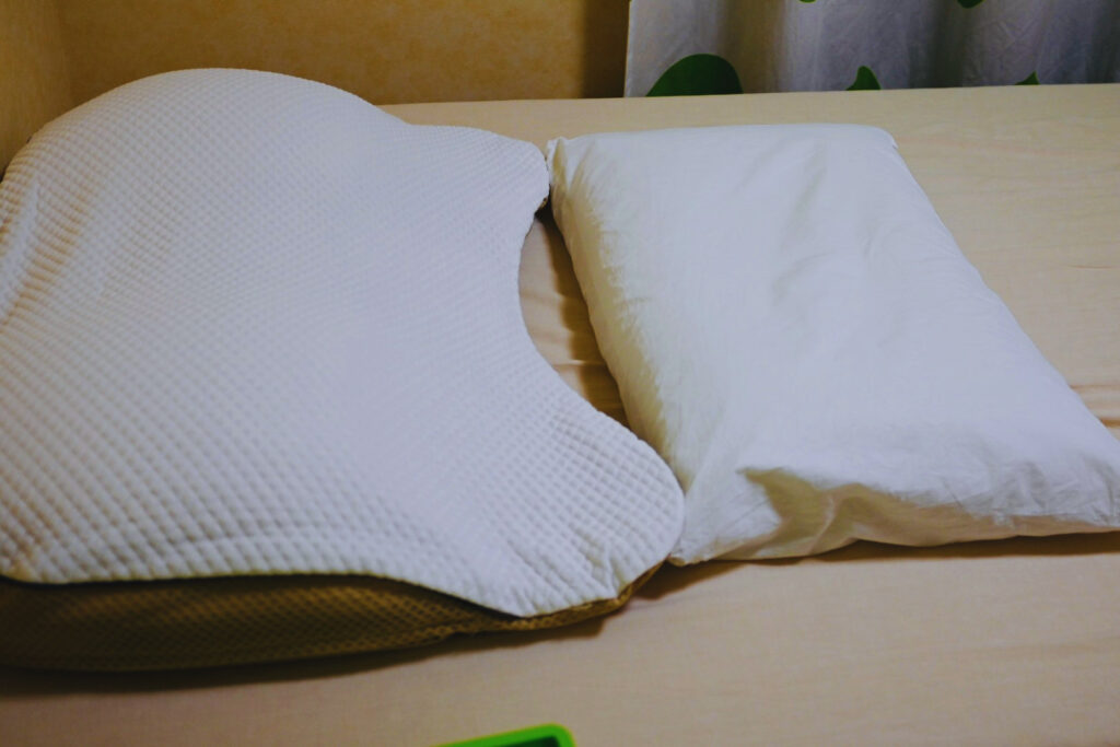 昭和西川のギガ枕と、通販生活のメディカル枕