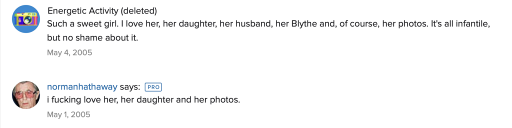 I fucking love her, her daughter and her photos