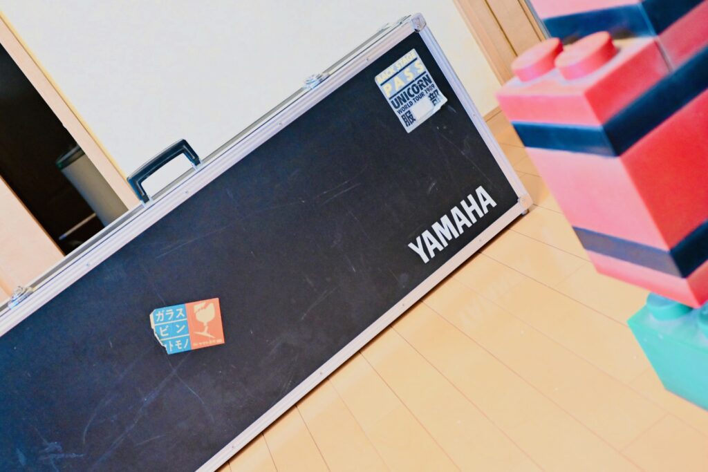 高校生の頃夢中になっていたシンセサイザーの入ったハードケース