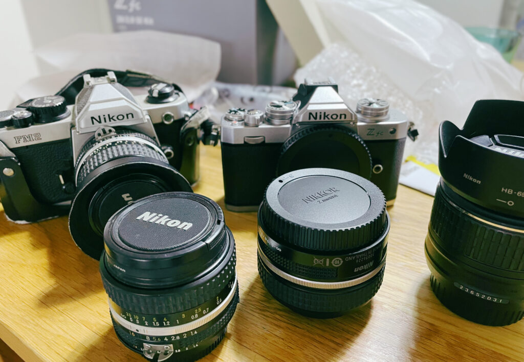 Nikon FM2とZfc