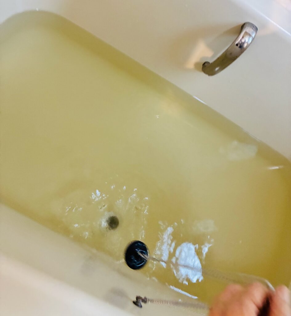 2026年7月の熊本地震後の濁り水