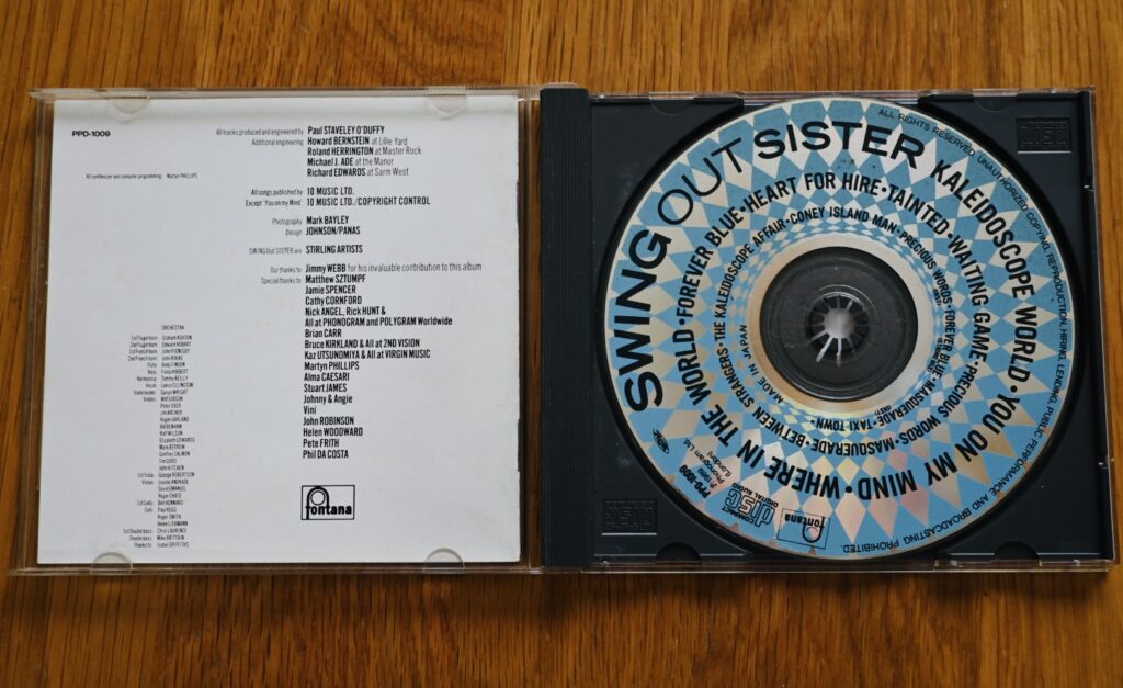 swing out sister kaleidoscope world ディスクも綺麗