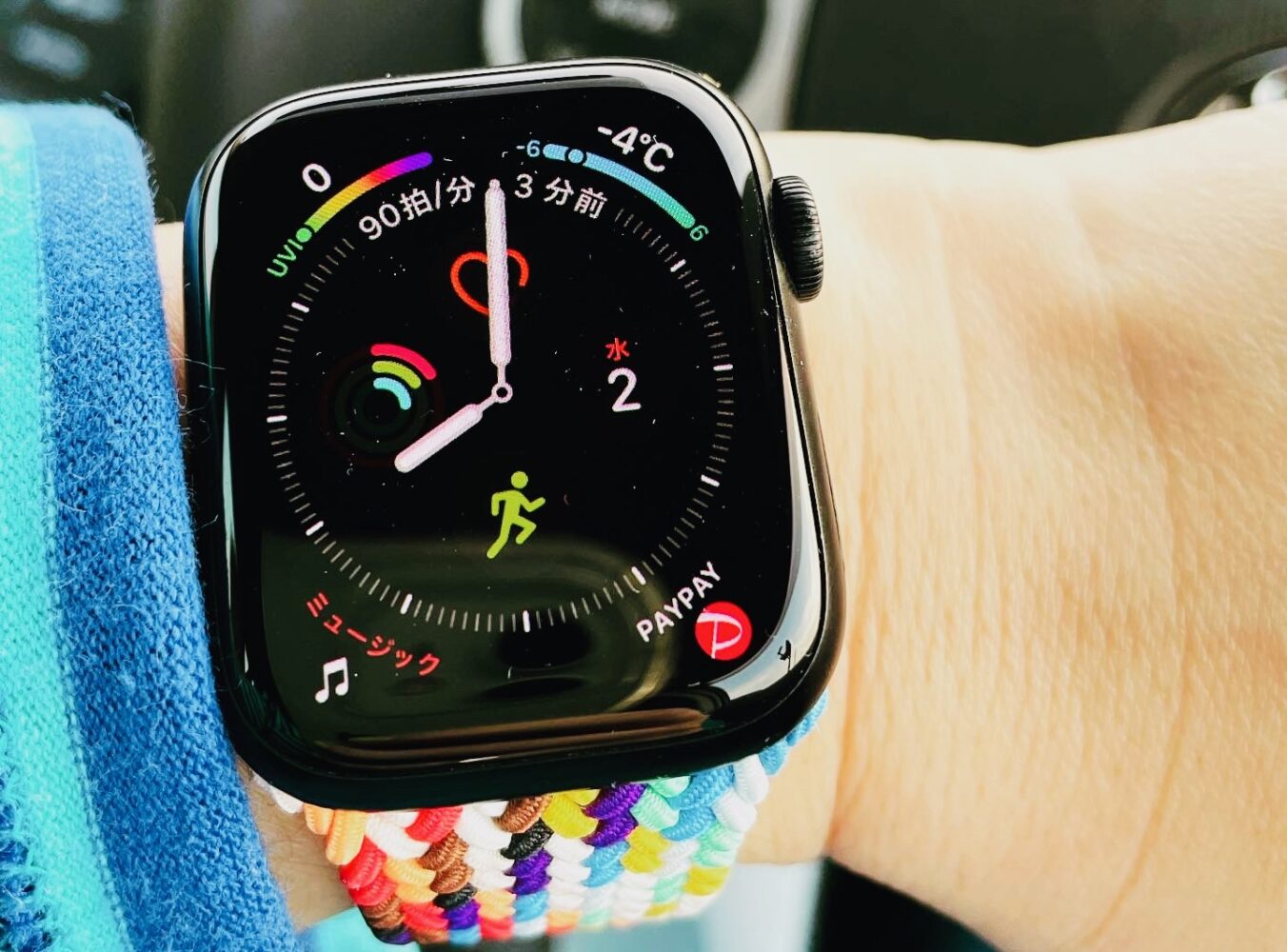 娘がプレゼントしてくれた、Apple Watch Series 7 アルミニウム41mm