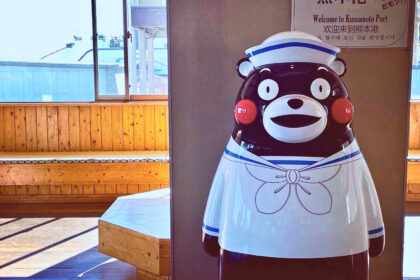 熊本港のくまモン