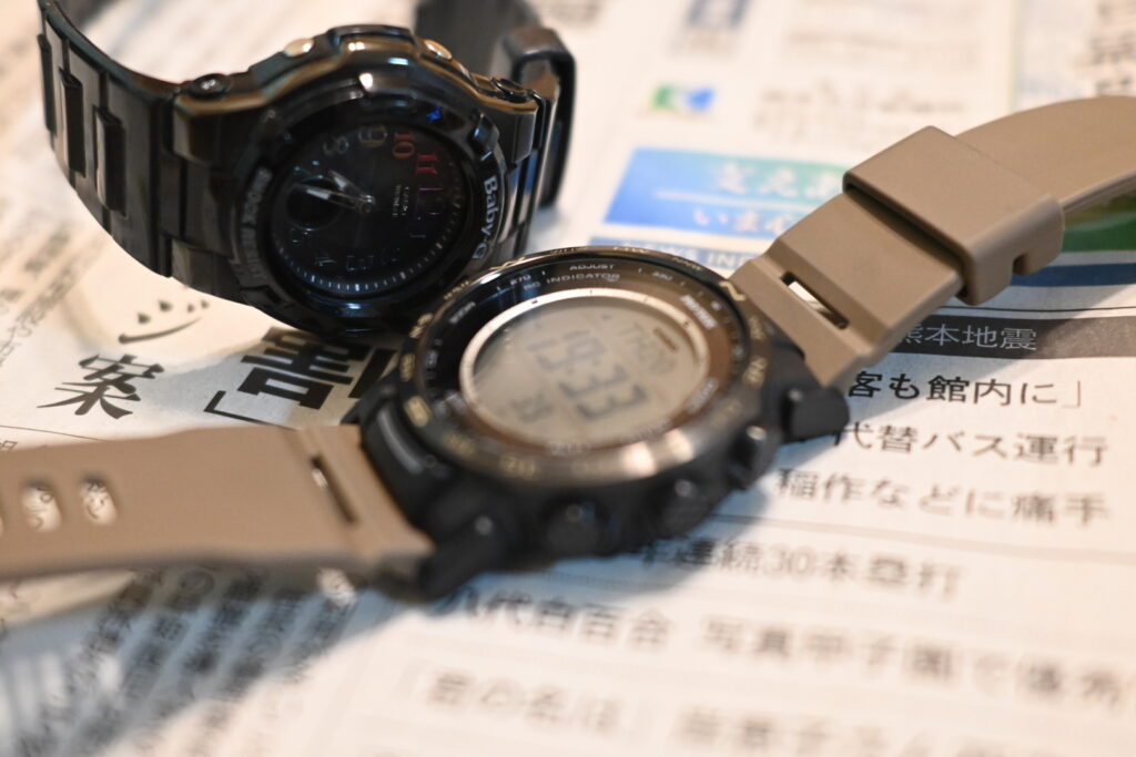 PRO TREK クライマーライン PRW-35LD-5JFとBABY-G