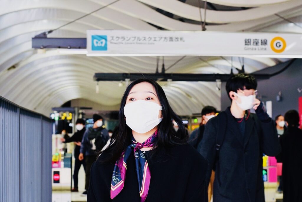 渋谷駅での娘