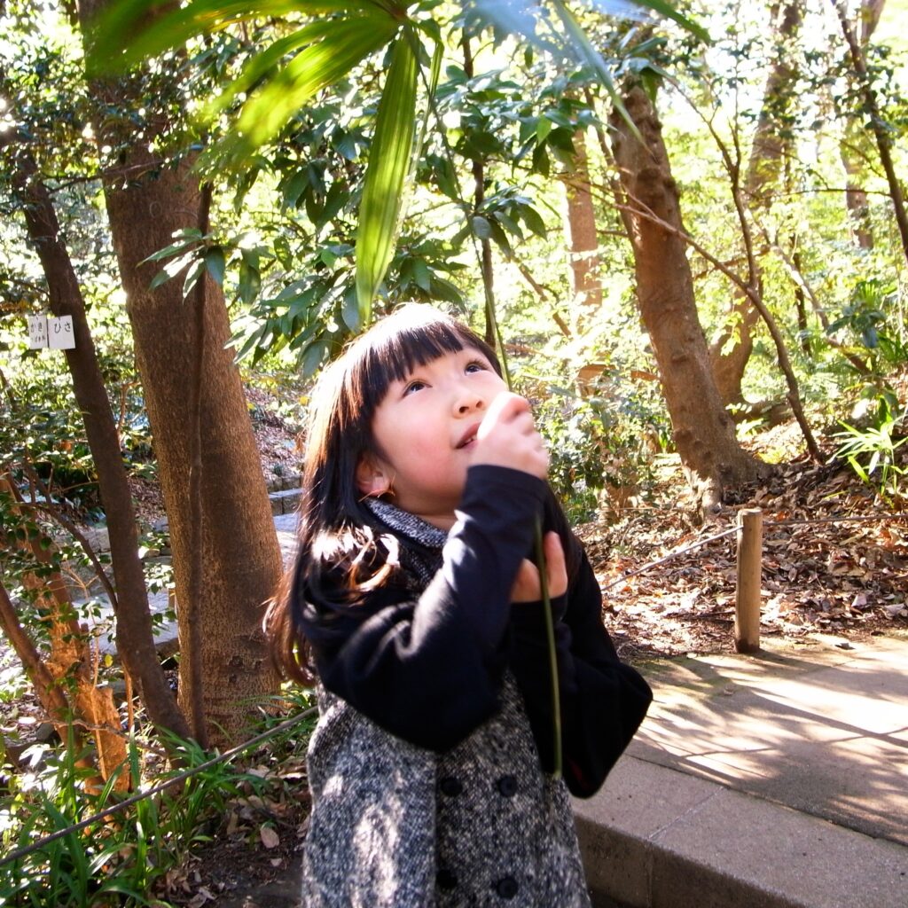 おとめ山公園での娘