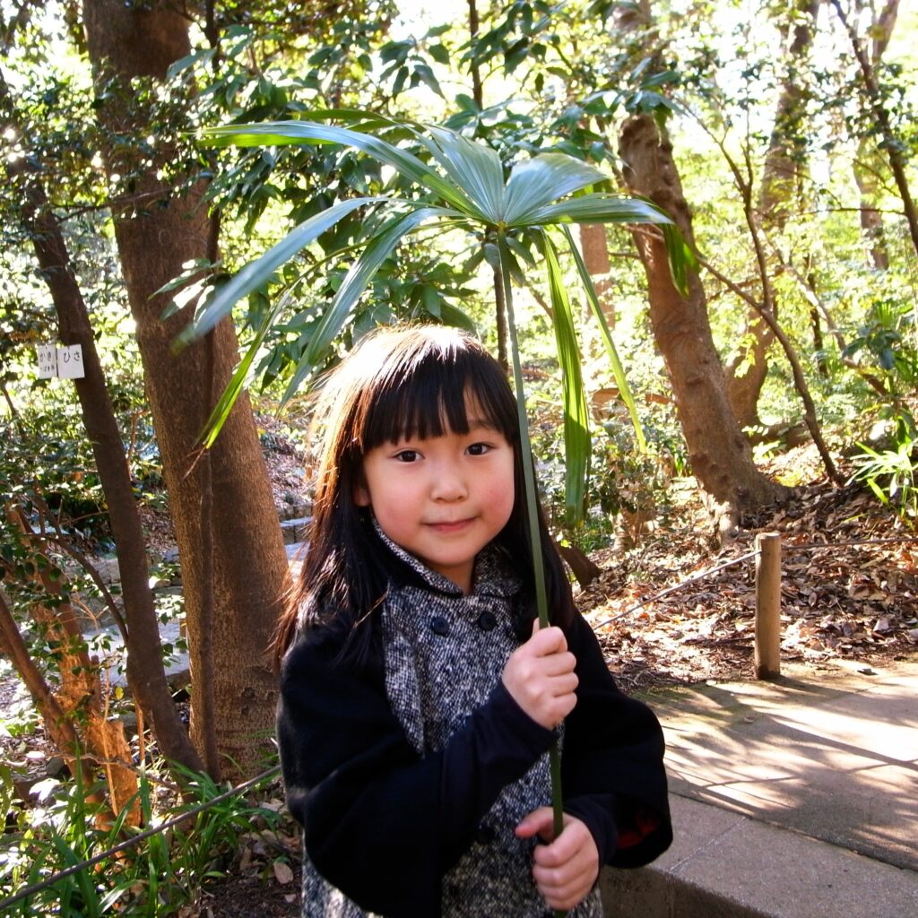 おとめ山公園での娘