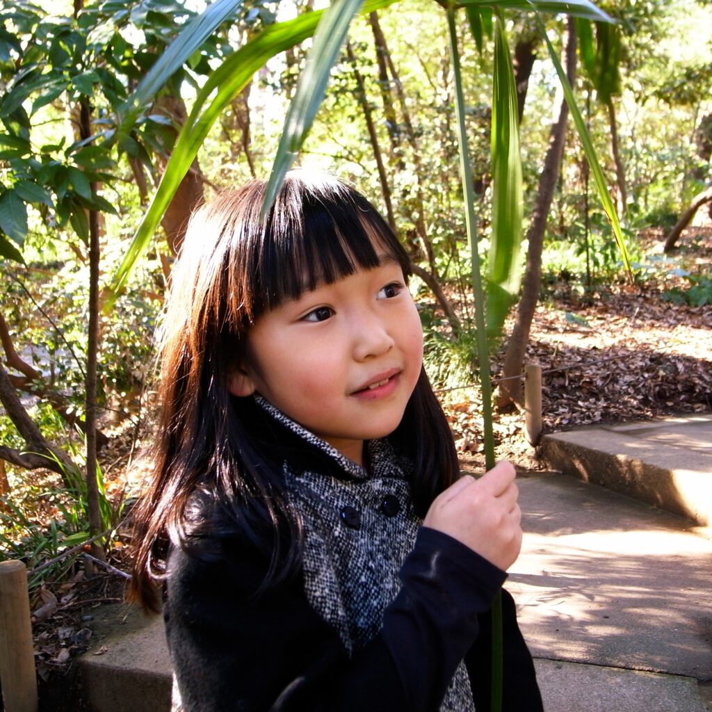 おとめ山公園での娘